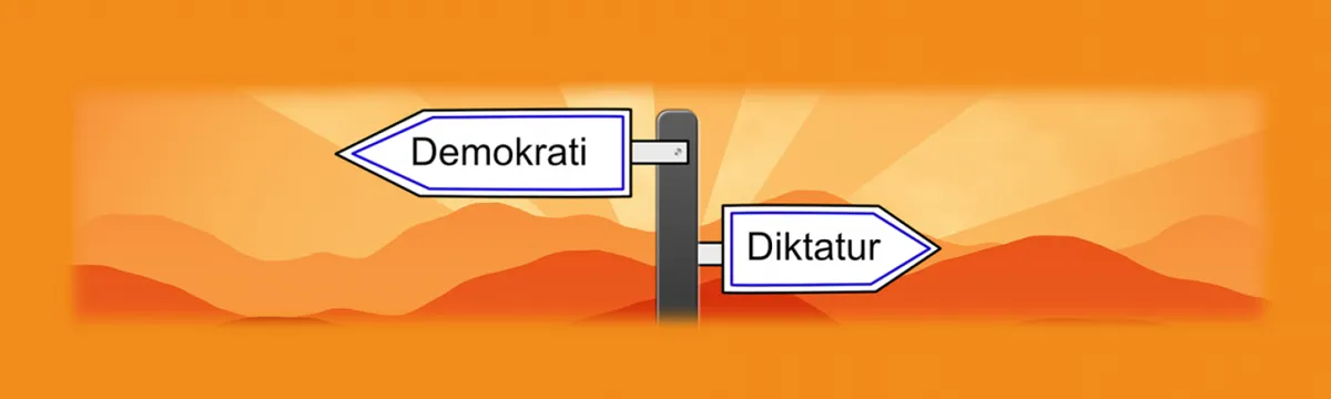 Vad är skillnaden mellan demokrati och diktatur?